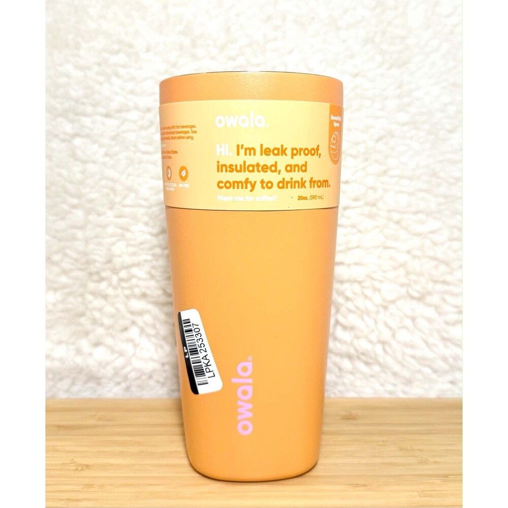 Owala 20oz SmoothSip Coffee Tumbler Tangy Tango Orange No Lid READ - Picture 4 of 7